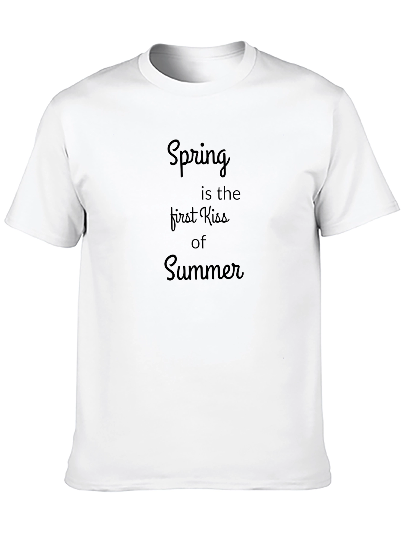 Black Spring Kiss of Summer Graphic Tee view 10
