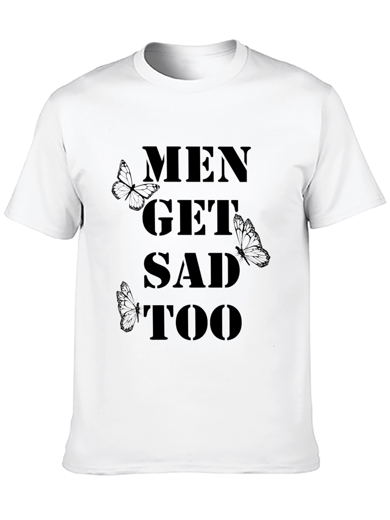 Black Men Get Sad Too T-Shirt view 10