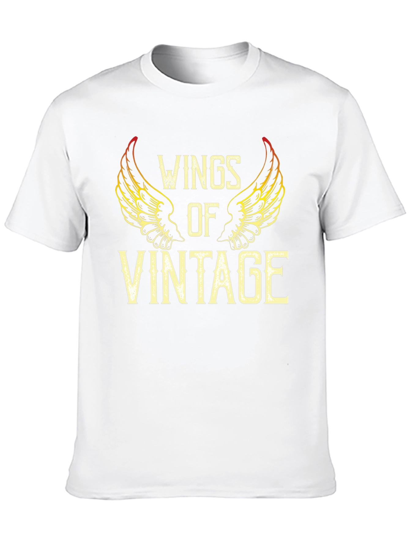 Black Wings of Vintage Graphic T-Shirt - Black view 10