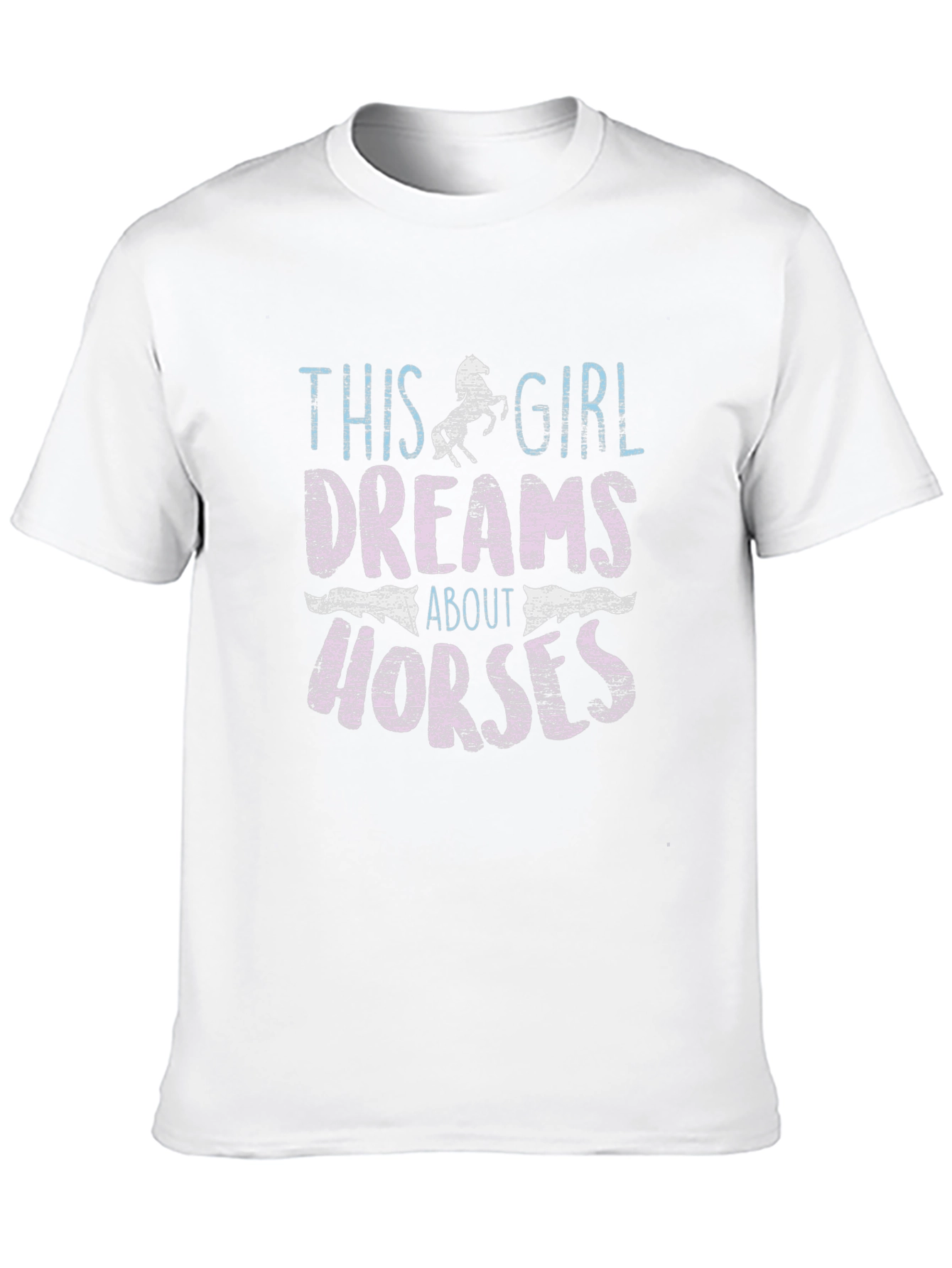 Black This Girl Dreams About Horses Black T-Shirt view 10
