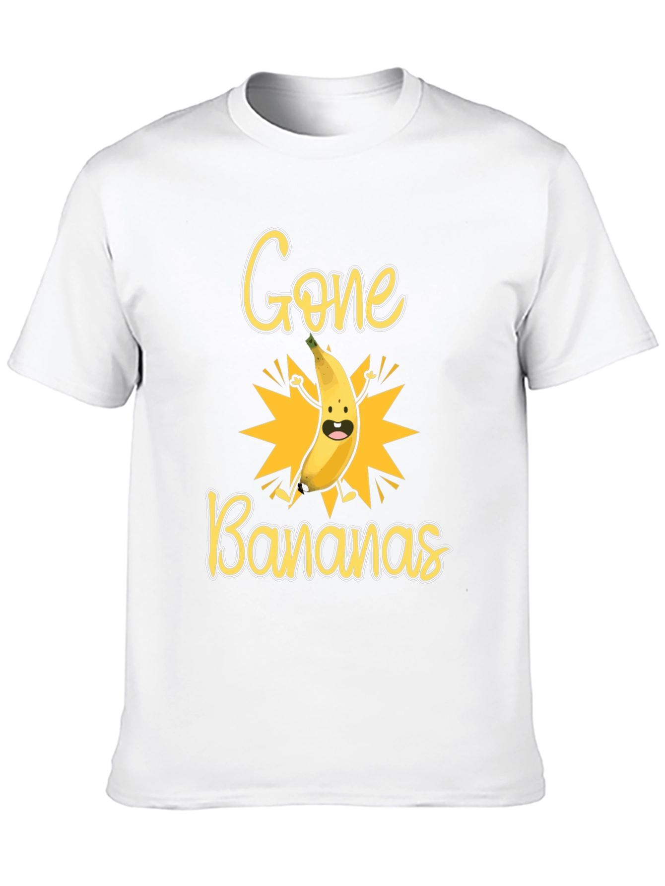 Black Gone Bananas Graphic Tee - Quirky Banana Design view 10