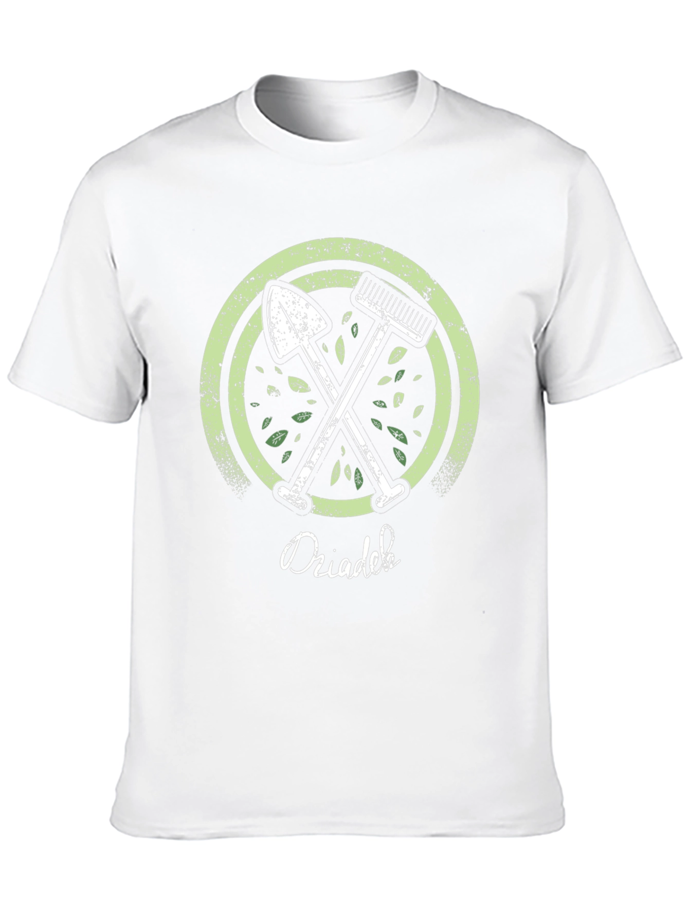 Black Gardening T-Shirt - 'Dziadek' Design view 10