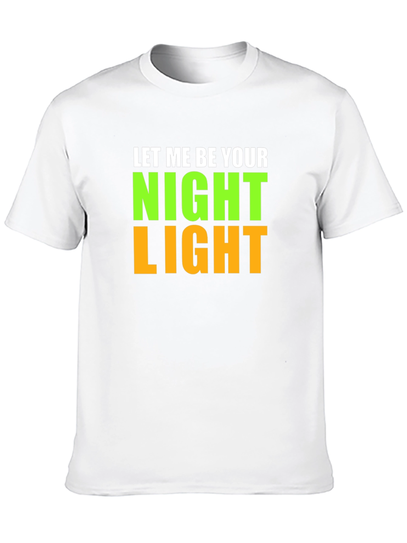 Black Night Light Graphic Tee - Black Cotton Blend view 10