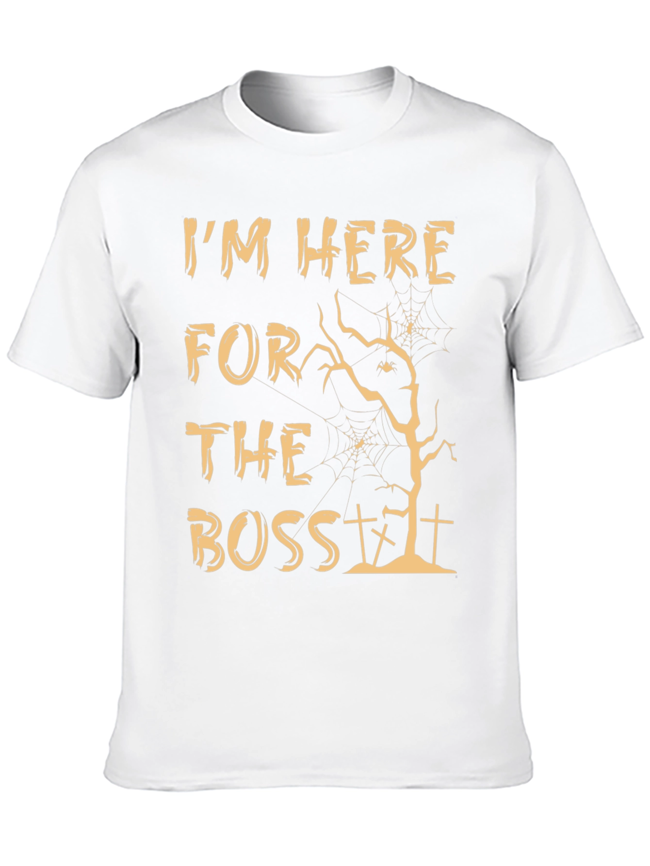 Black I'm Here for the Boos Halloween T-Shirt view 10