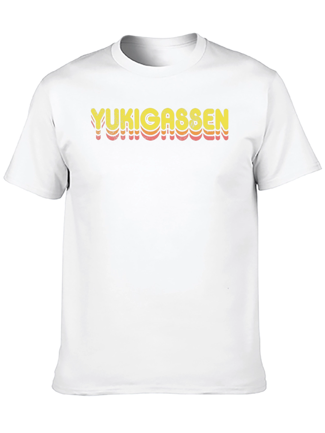 Black Yukigassen Retro Style T-Shirt view 10