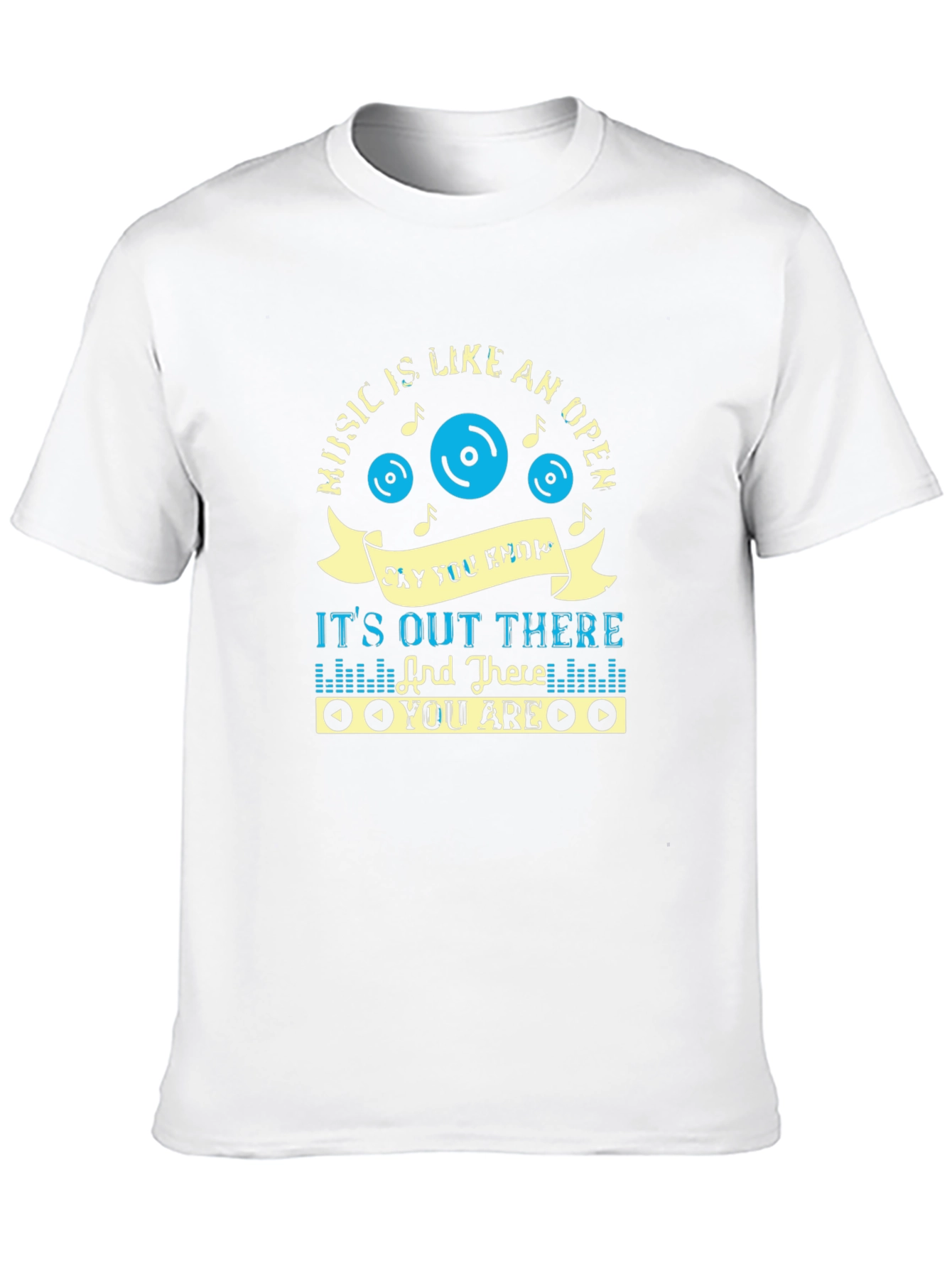 Black Music Lover Tee: It's Out There And There You Are T-Shirt view 10