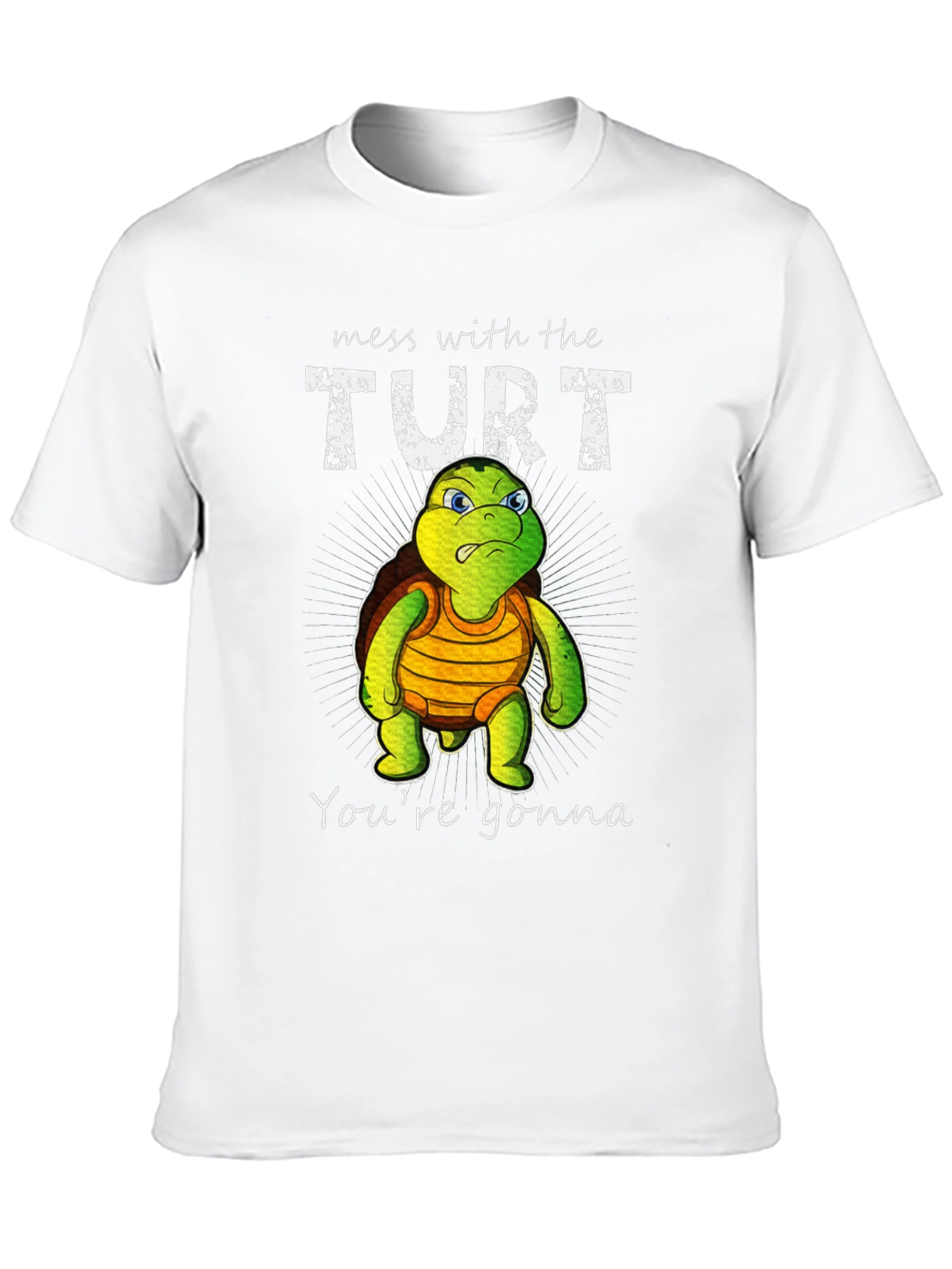 Black Mess With The Turt T-Shirt view 10