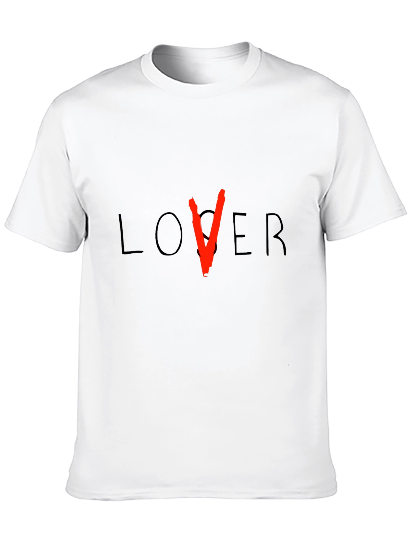Black Loser/Lover Graphic Tee view 10