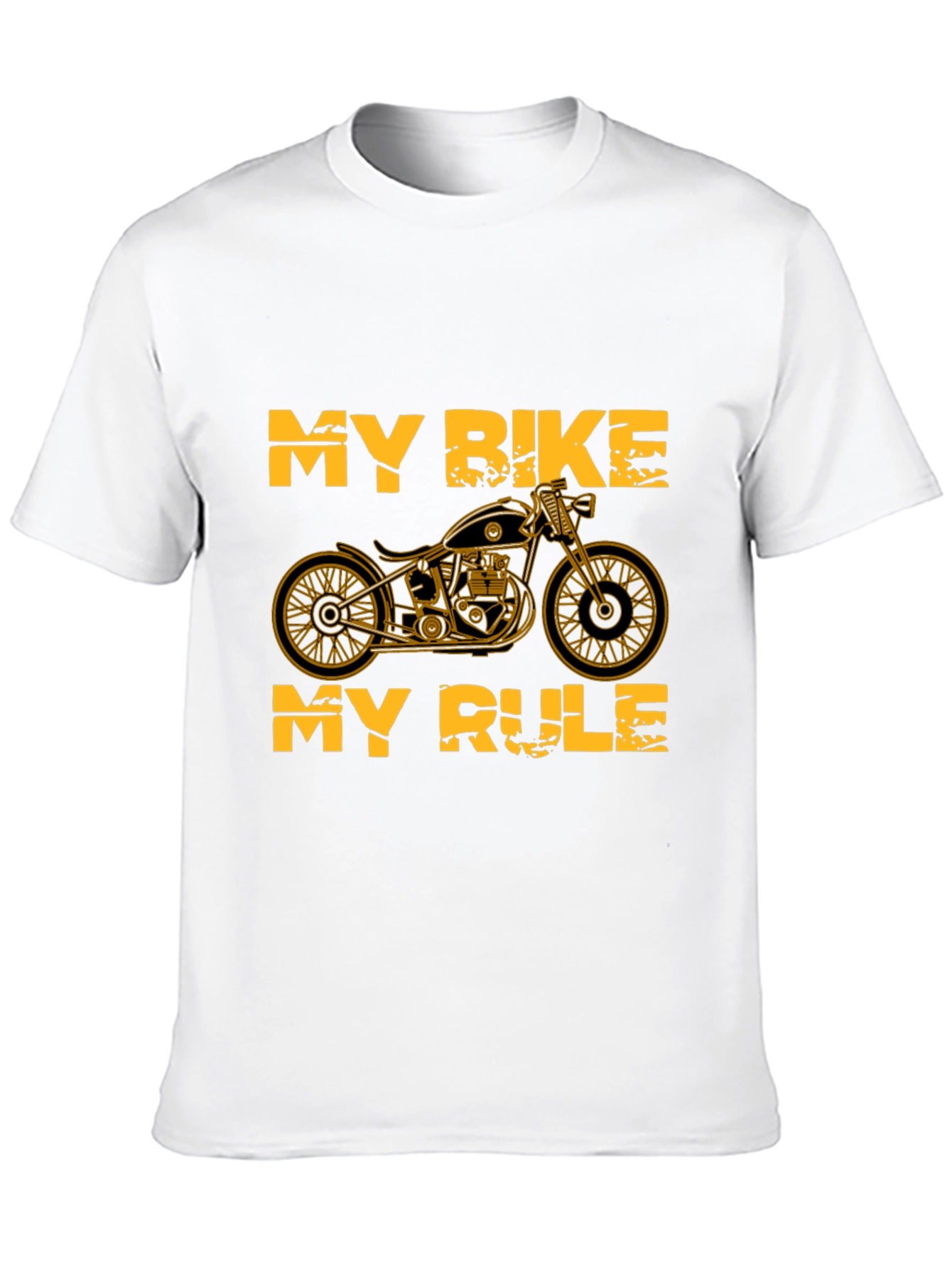Black My Bike My Rule Graphic Tee view 10