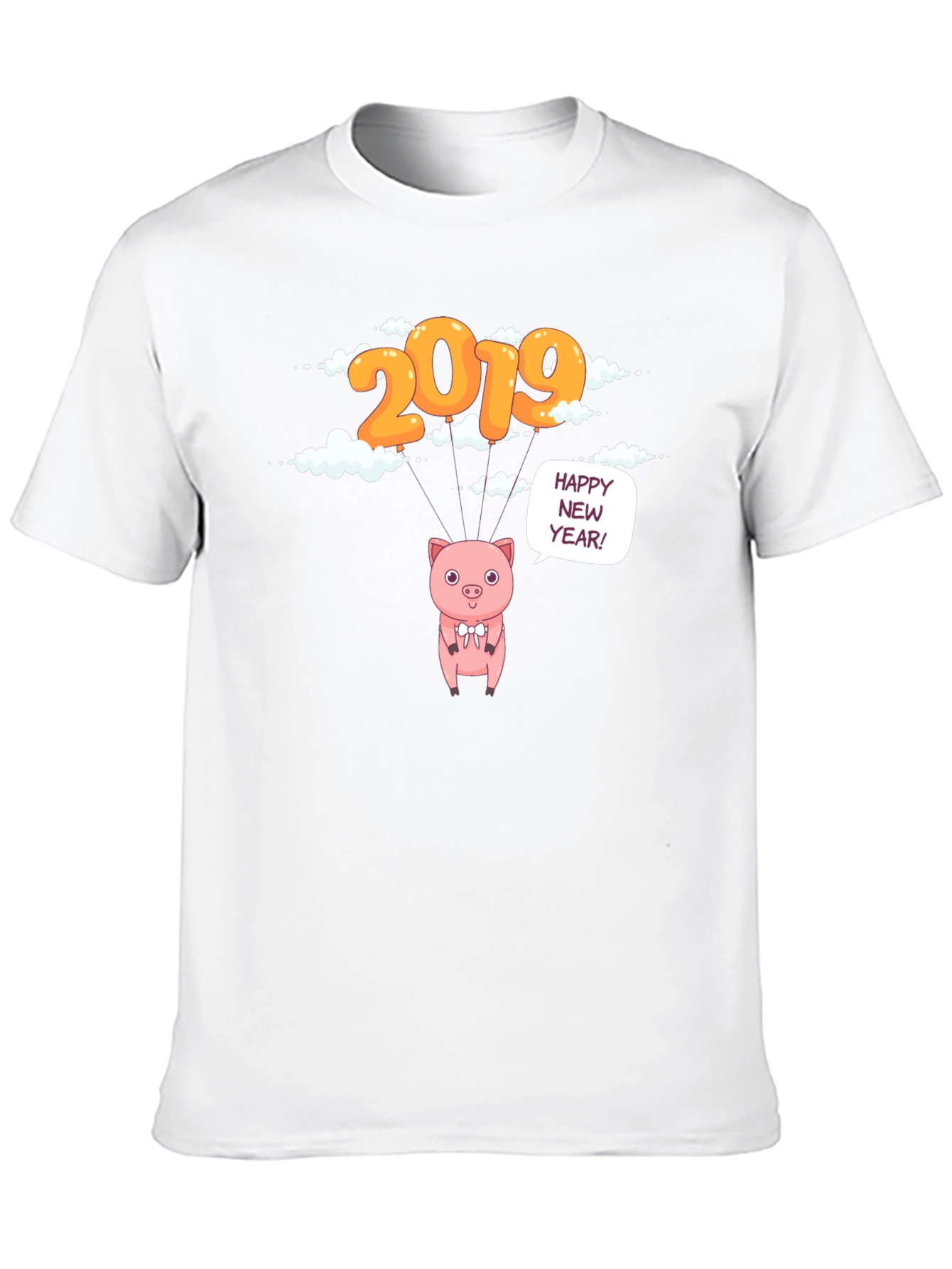 2019 Pig Happy New Year T-Shirt - 10
