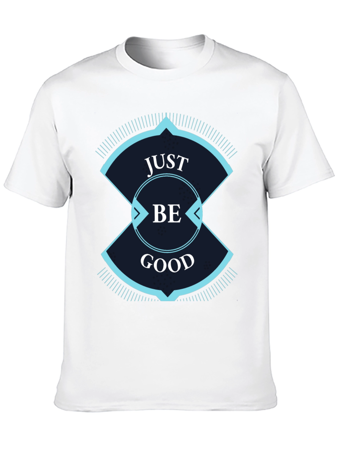 Black Just Be Good Graphic Tee - Trendy Casual Wear view 10