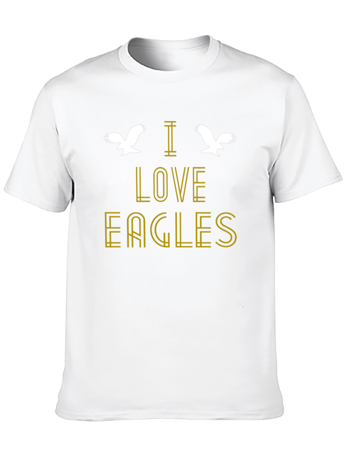 Black I Love Eagles Graphic T-Shirt - Black view 10