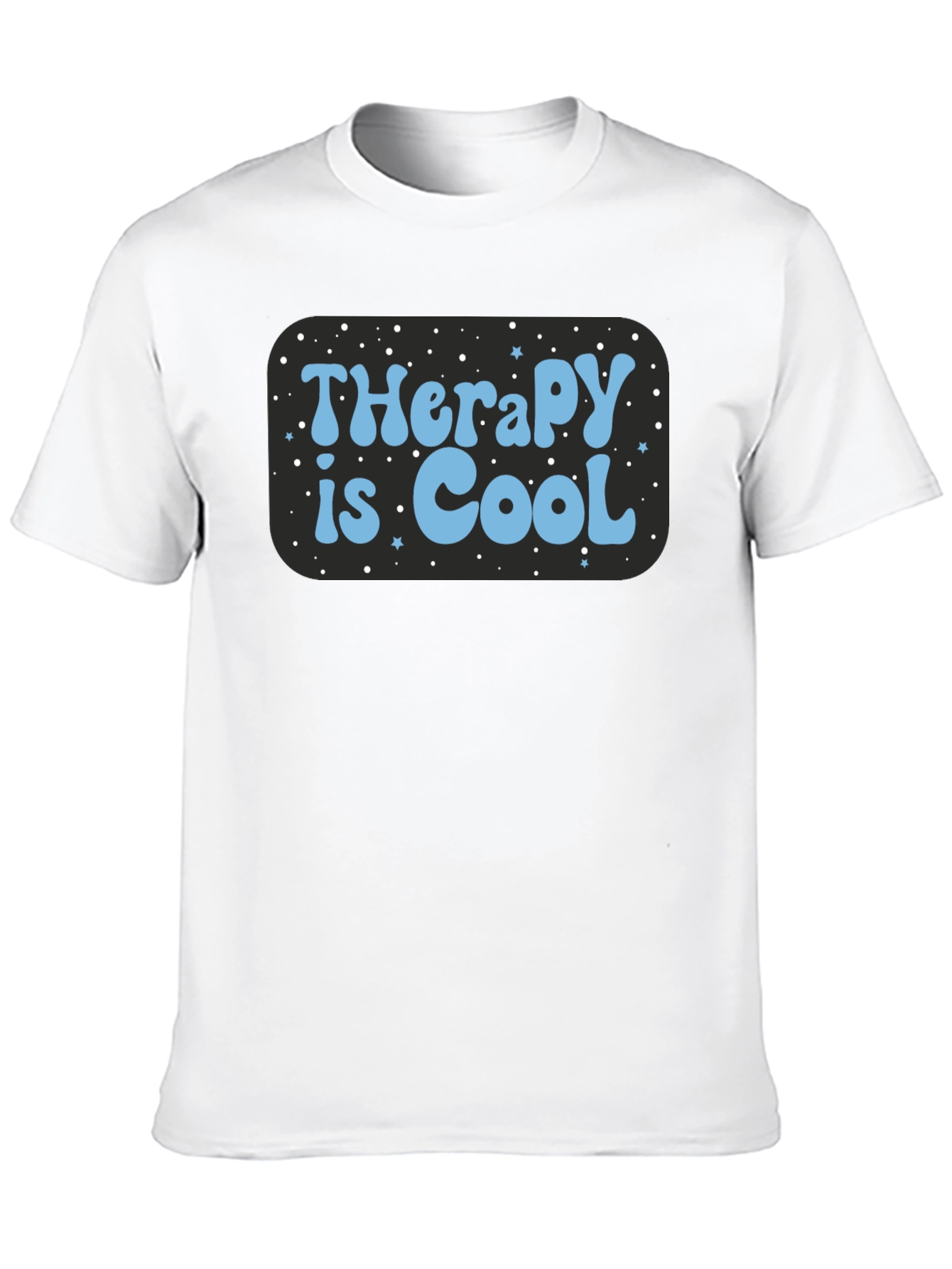 Black Therapy is Cool Graphic T-Shirt view 10
