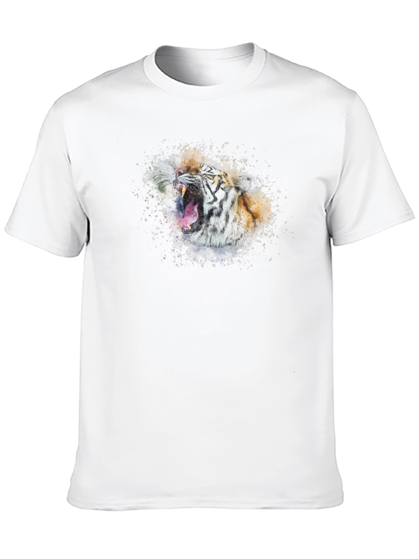 Black Tiger Graphic Tee - Black Cotton Blend view 10