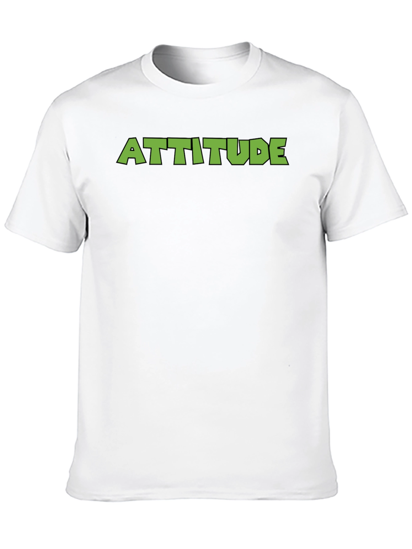 Black Attitude Graphic Tee - Black view 10