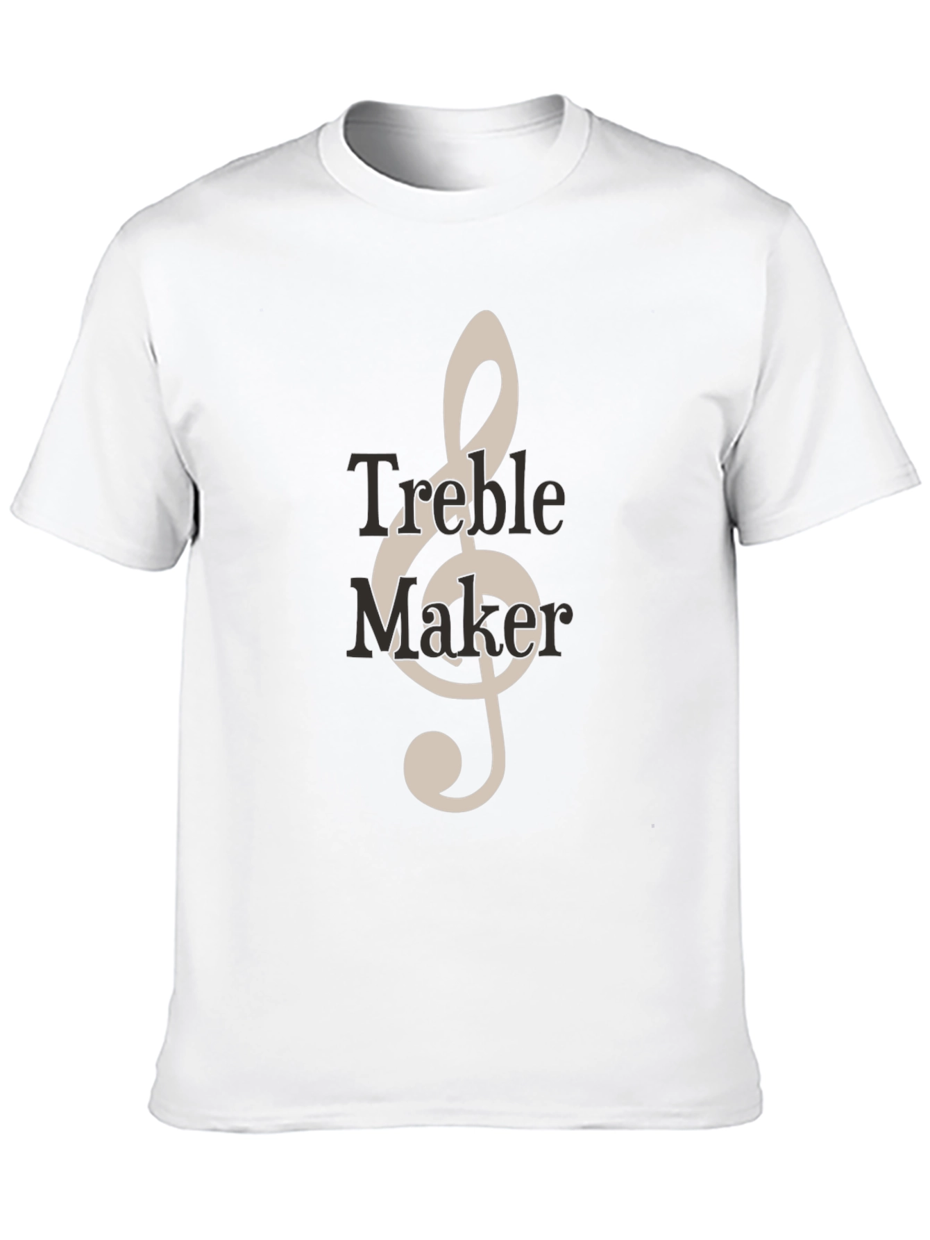 Black Treble Maker Graphic Tee - Music Lover's T-Shirt view 10