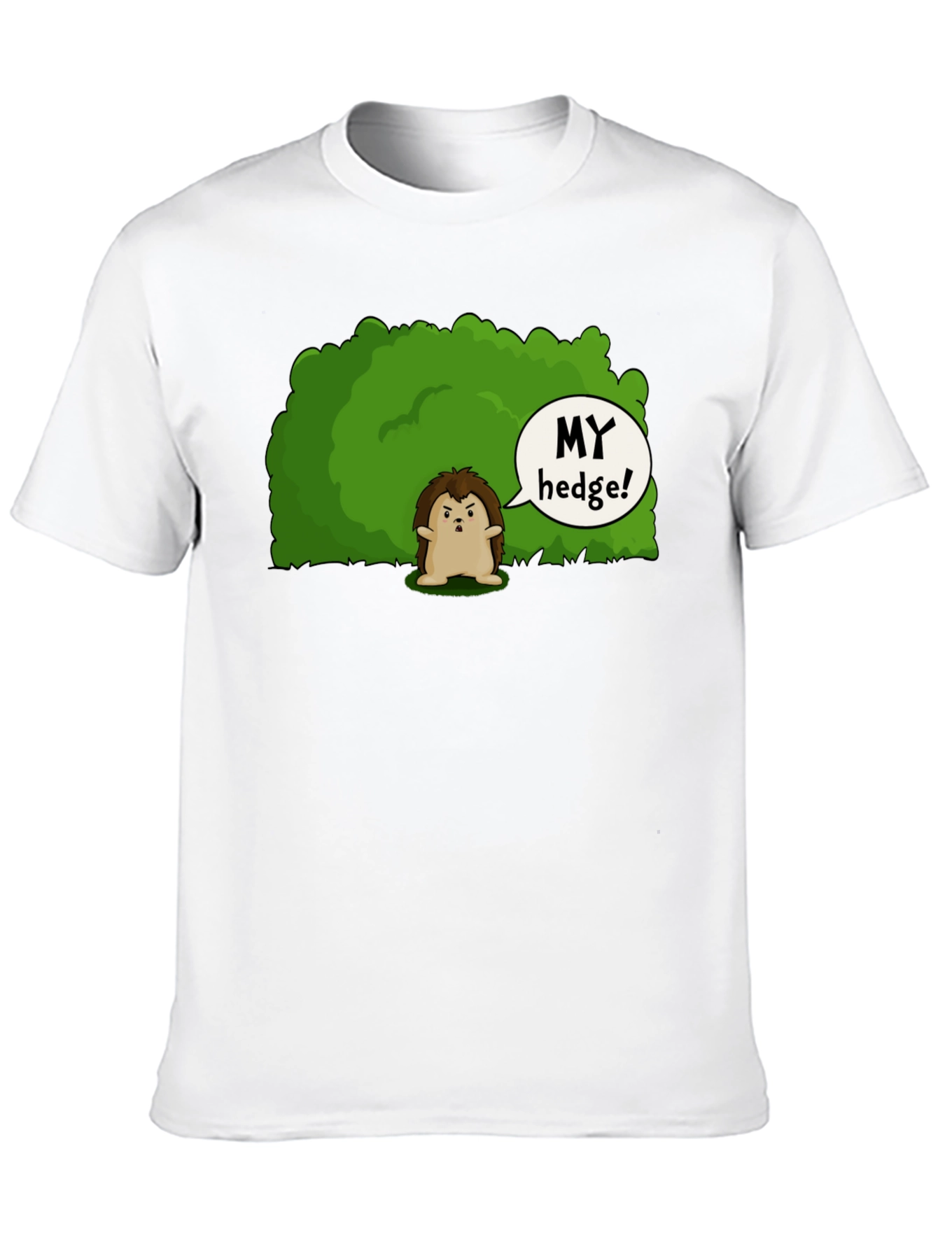 Black My Hedge! Funny Hedgehog Graphic T-Shirt view 10