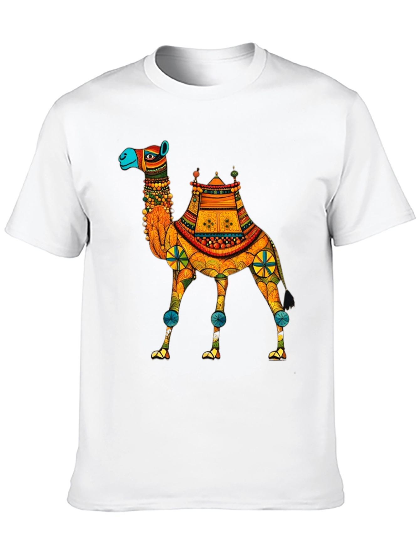 Black Camel Graphic Print T-Shirt - Unique Design view 10