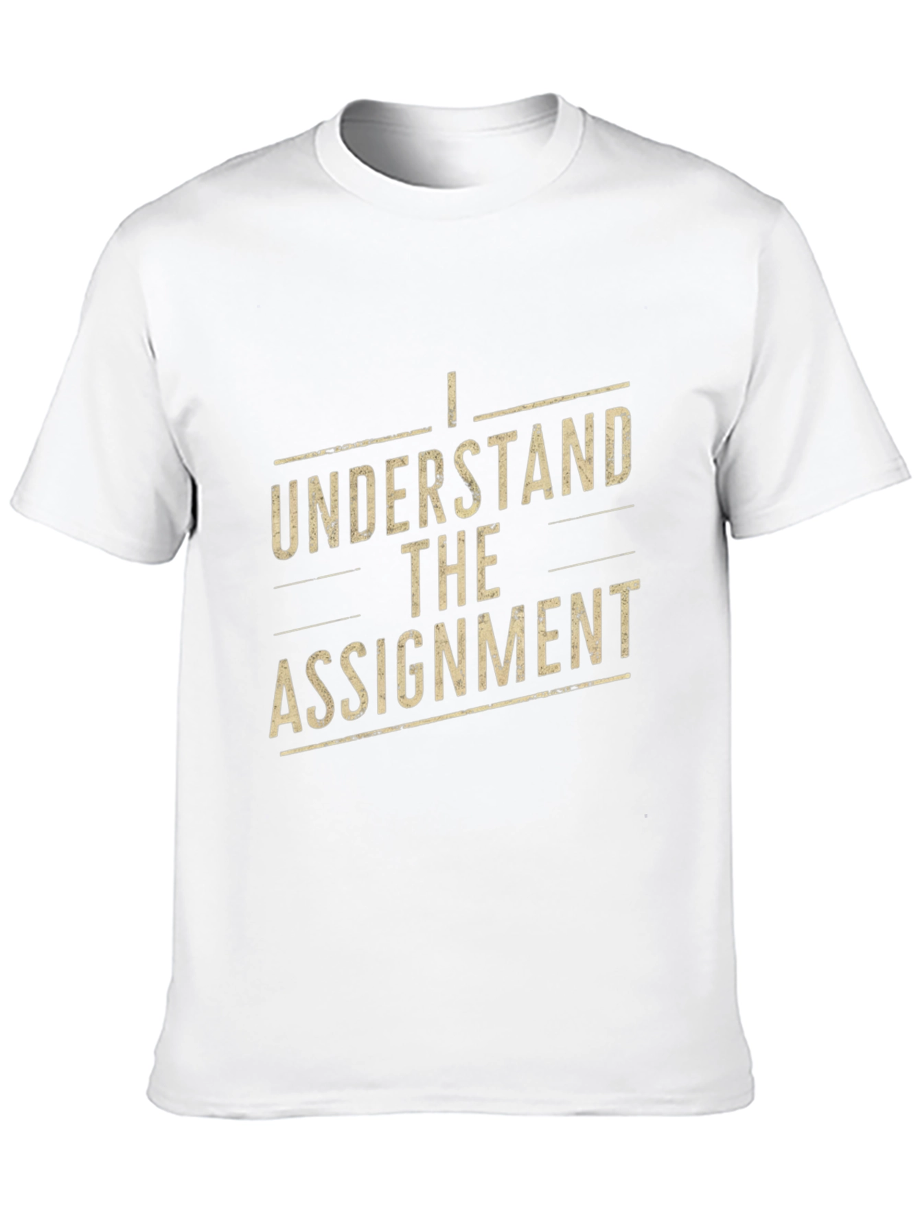 Black I Understand The Assignment Black Graphic Tee view 10