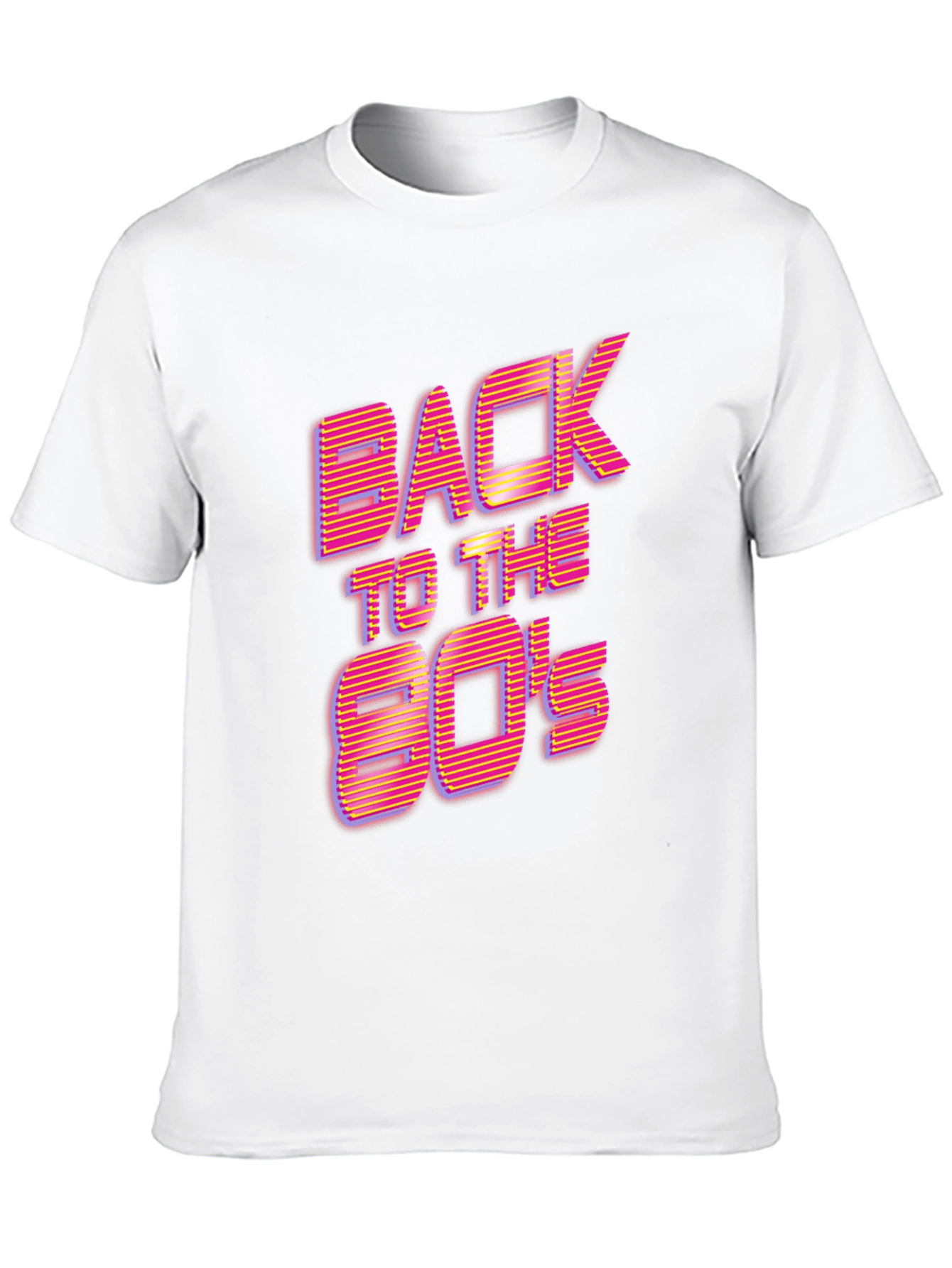 Black Back to the 80's Retro T-Shirt view 10
