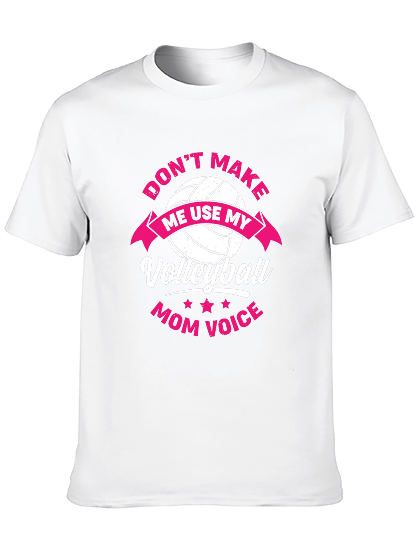 Black Volleyball Mom Voice Graphic T-Shirt view 10