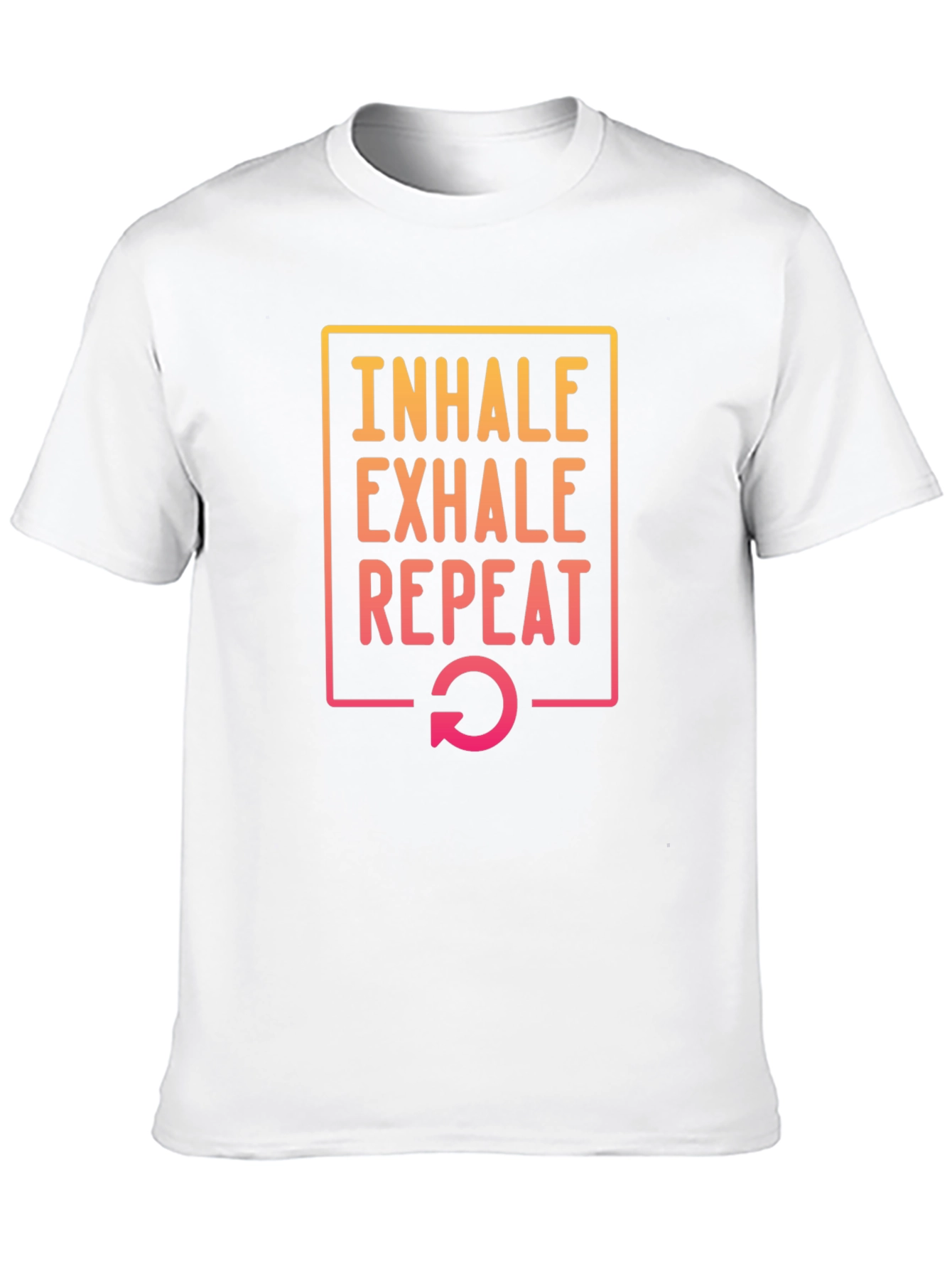 Black Inhale Exhale Repeat Graphic Tee - Relax & Recharge view 10