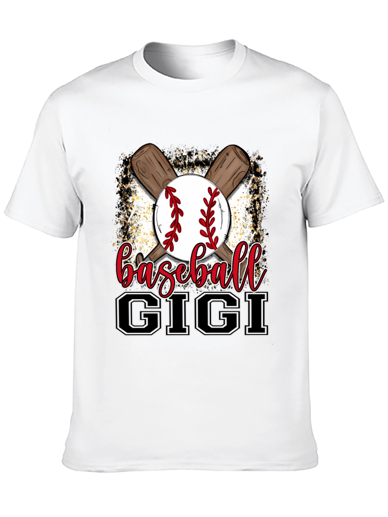 Black Baseball Gigi T-Shirt - Perfect for Baseball Loving Grandmas! view 10