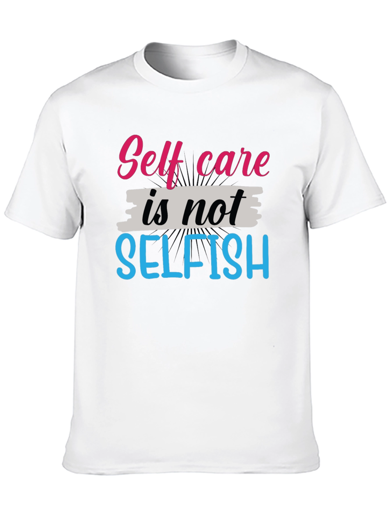 Black Self Care Is Not Selfish Graphic Tee - Unisex view 10