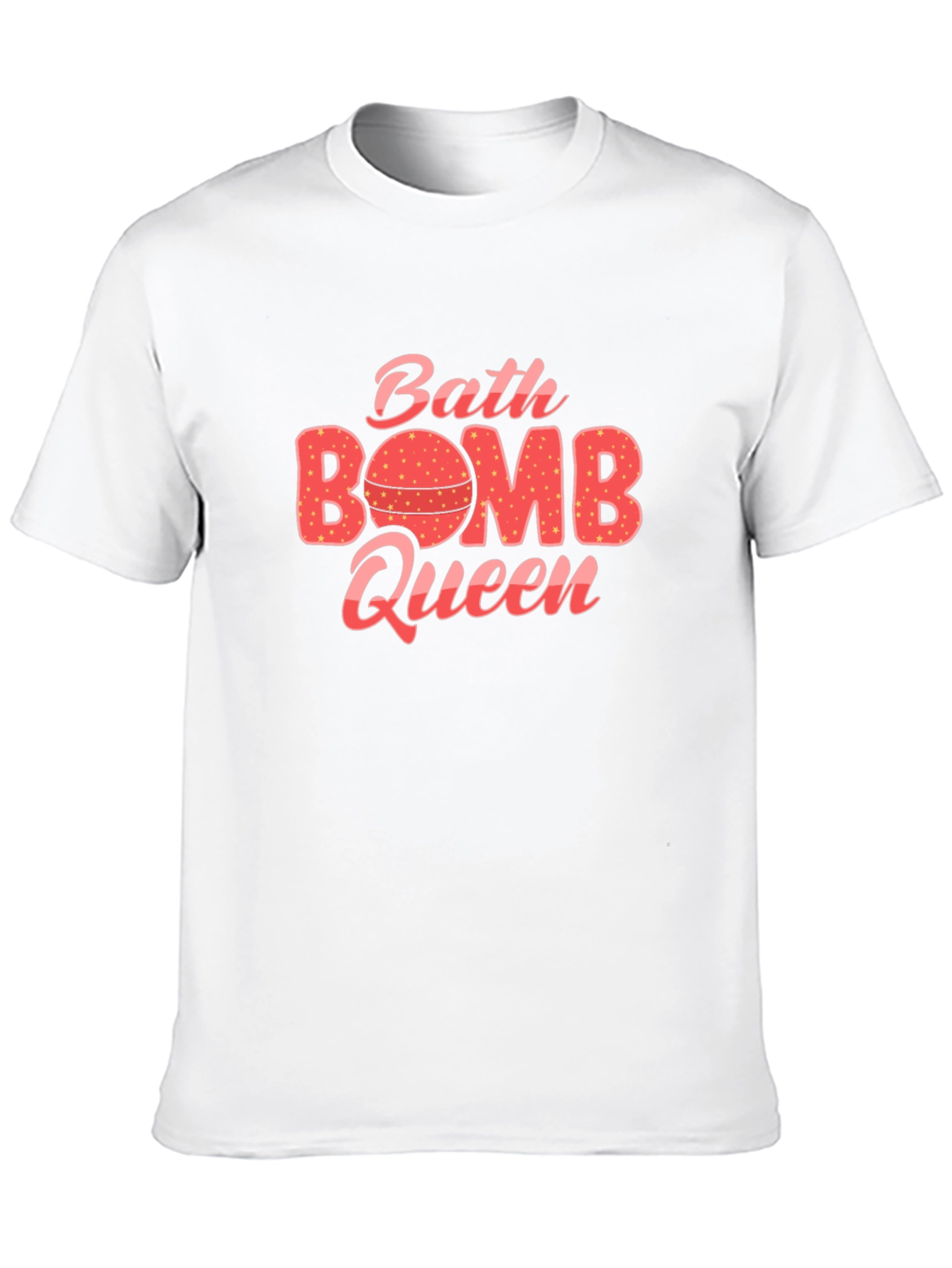 Black Bath Bomb Queen Black T-Shirt view 10