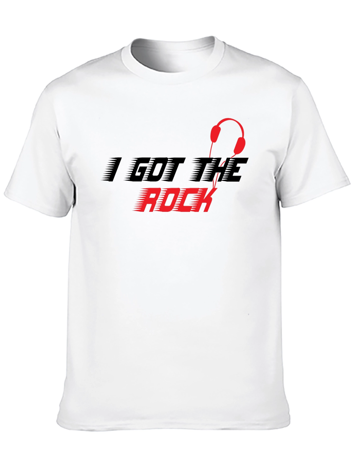 Black I Got The Rock Graphic Tee view 10