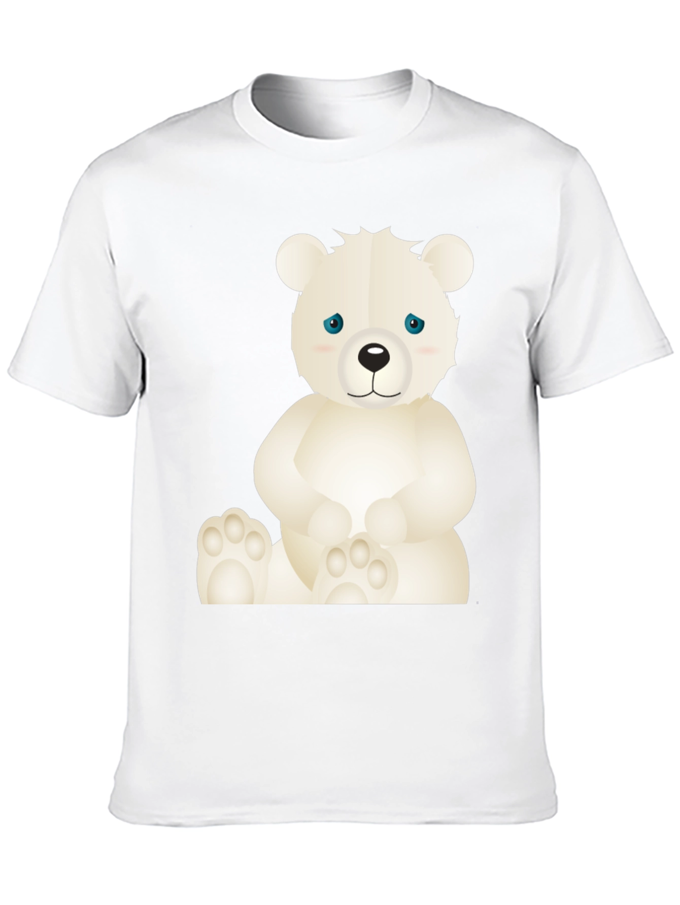 Black Cute Bear Graphic T-Shirt - Soft Cotton Blend view 10