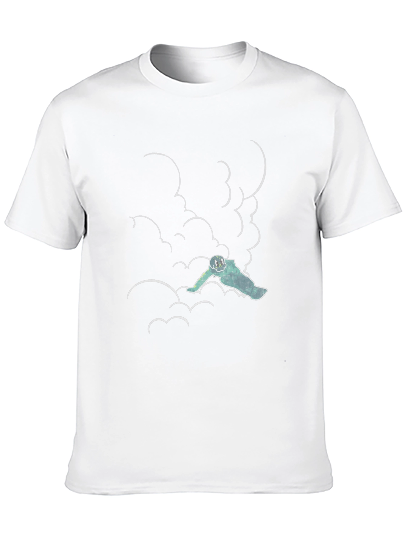 Black Cloud Climber Tee - Black Graphic T-Shirt view 10