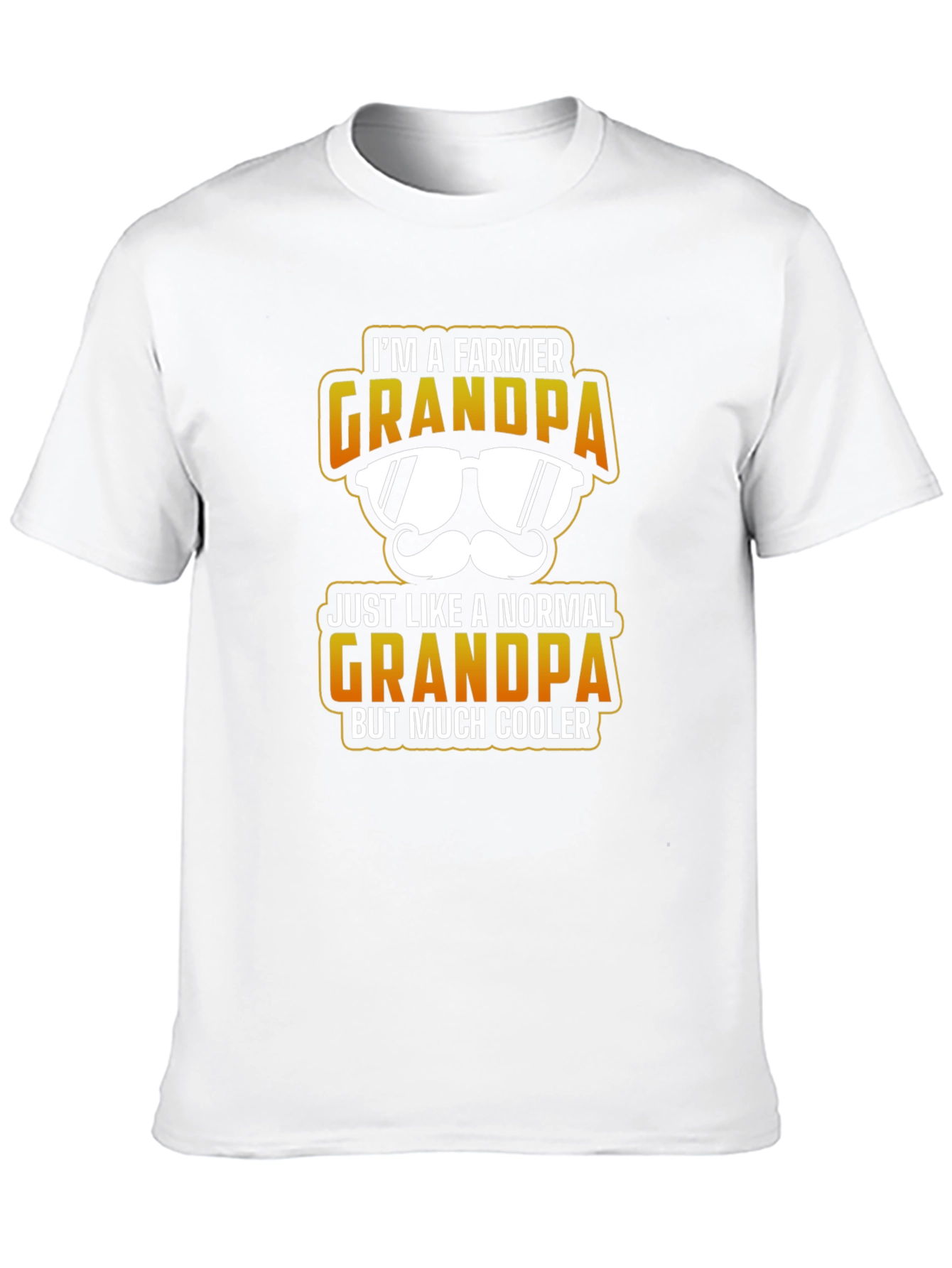 Black Farmer Grandpa T-Shirt - Much Cooler Grandpa view 10
