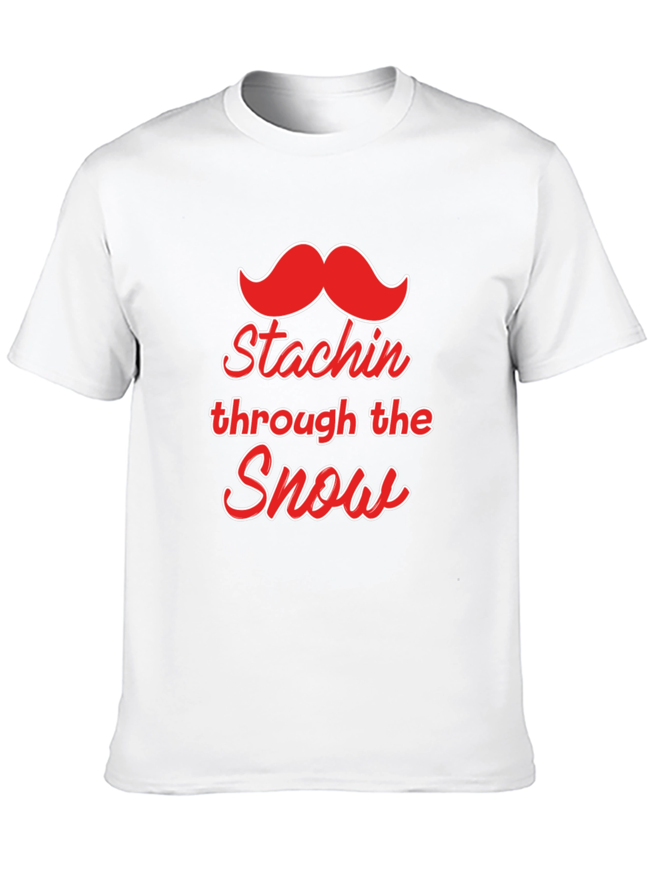 Black Stachin' Through the Snow Graphic Tee view 10