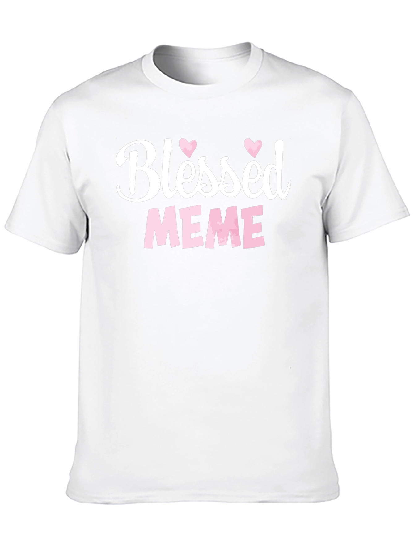 Black Blessed Meme Graphic T-Shirt view 10
