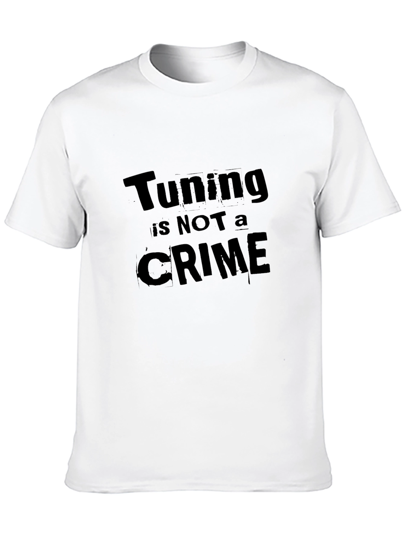 Black Tuning is Not a Crime Black T-Shirt view 10