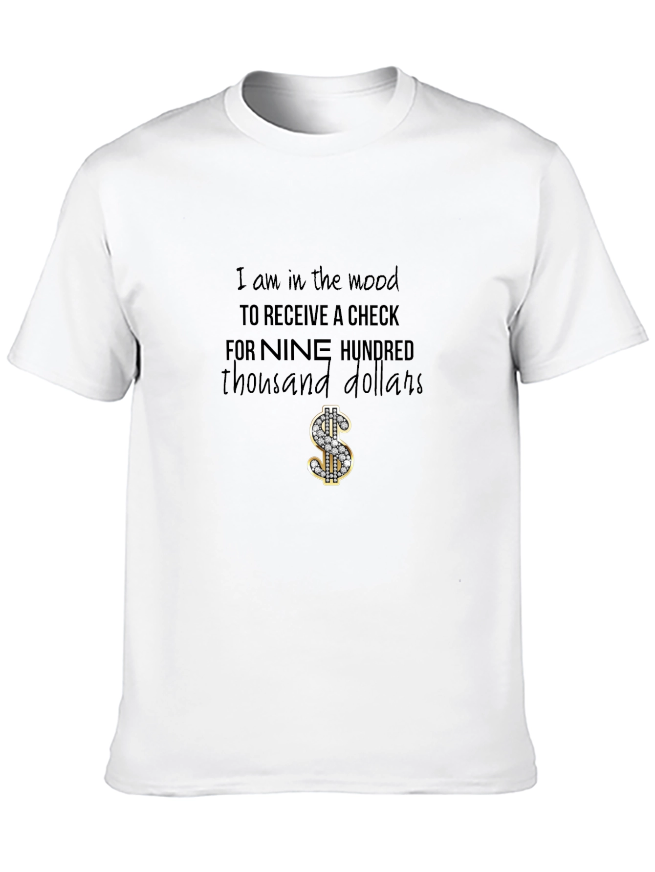 Black Nine Hundred Thousand Dollars T-Shirt view 10