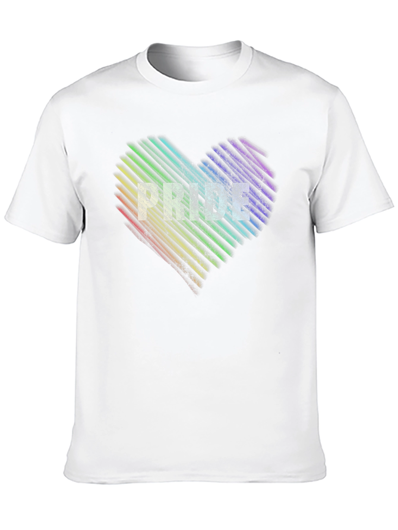 Black Pride Heart Graphic T-Shirt - LGBTQ+ Rainbow Tee view 10