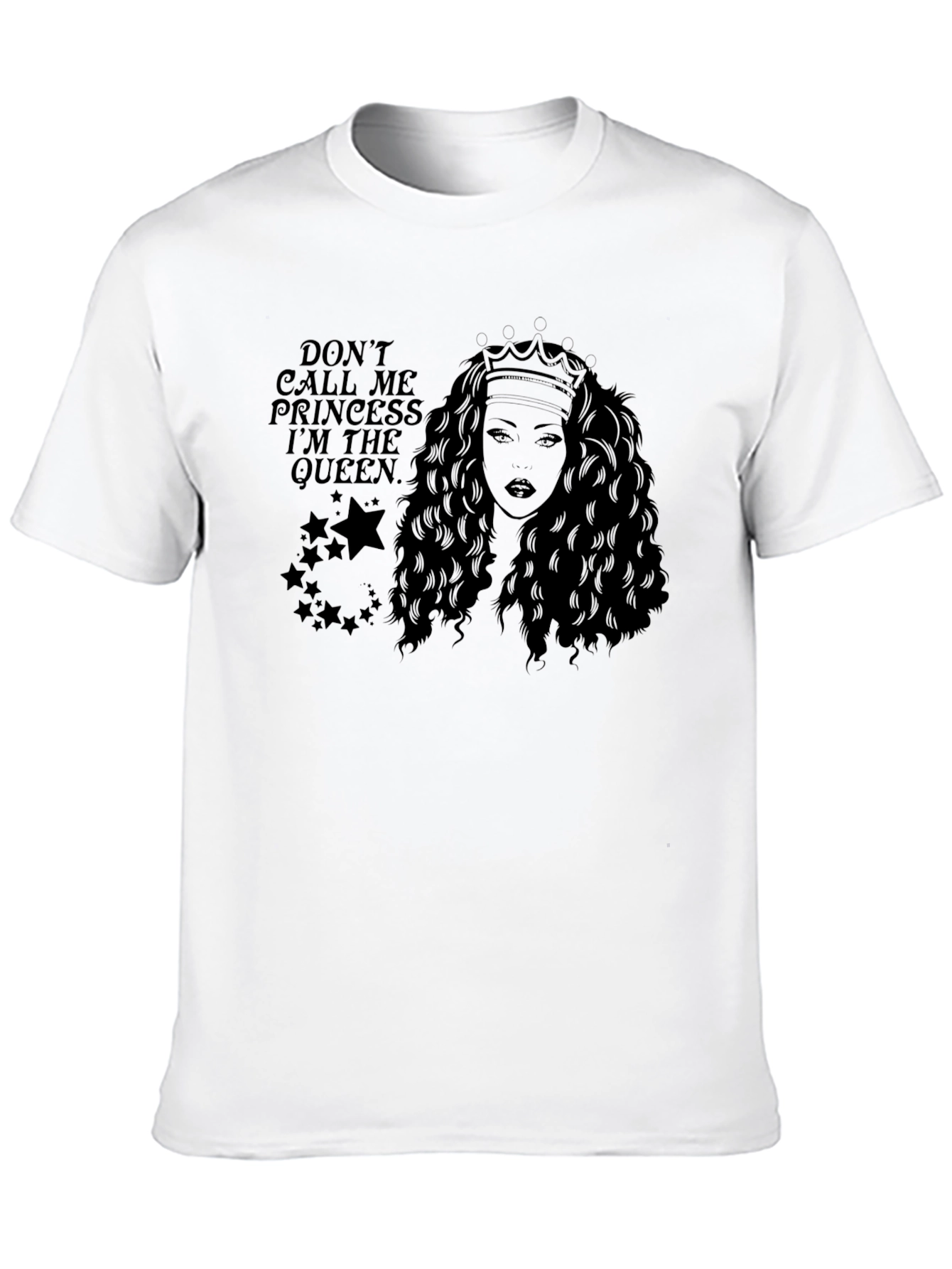 Black Queen Graphic T-Shirt - Black - Unisex view 10