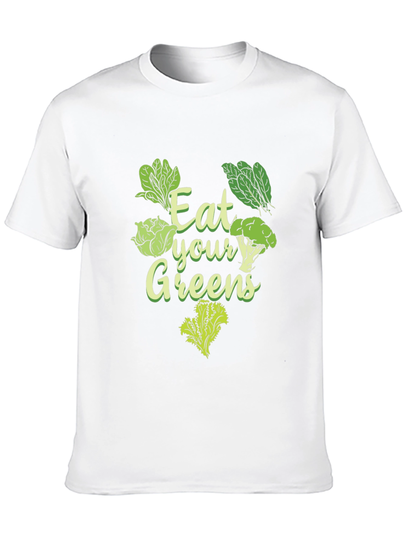 Eat Your Greens T-Shirt - Healthy Vegan Tee - 10