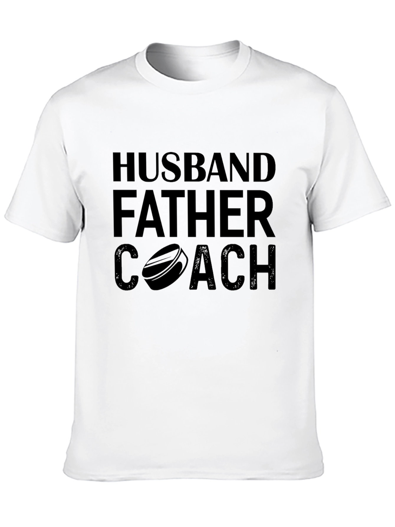 Black Husband Father Coach Black Graphic T-Shirt view 10