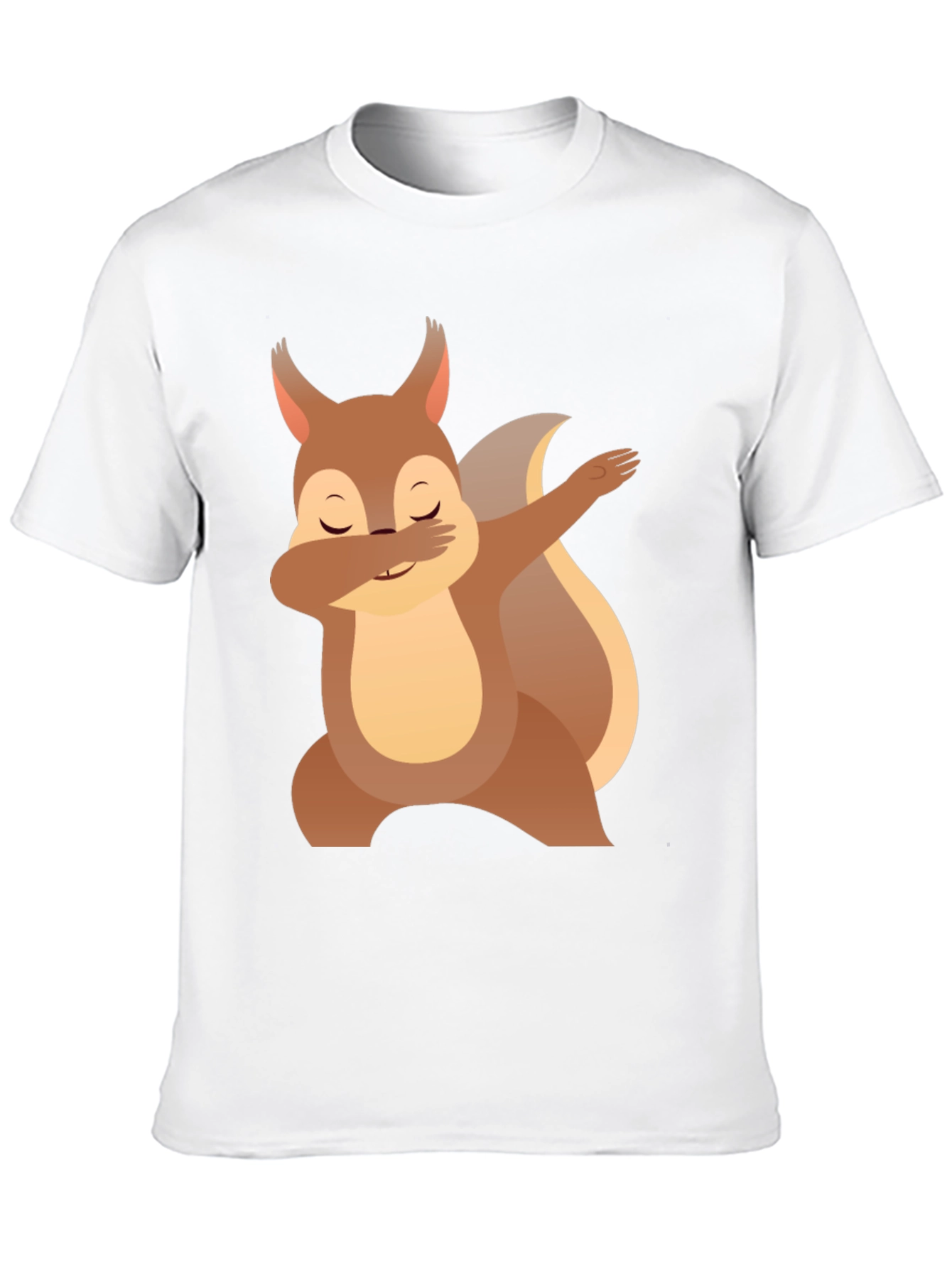 Black Dabbing Squirrel Graphic Tee - Funny Animal T-Shirt view 10