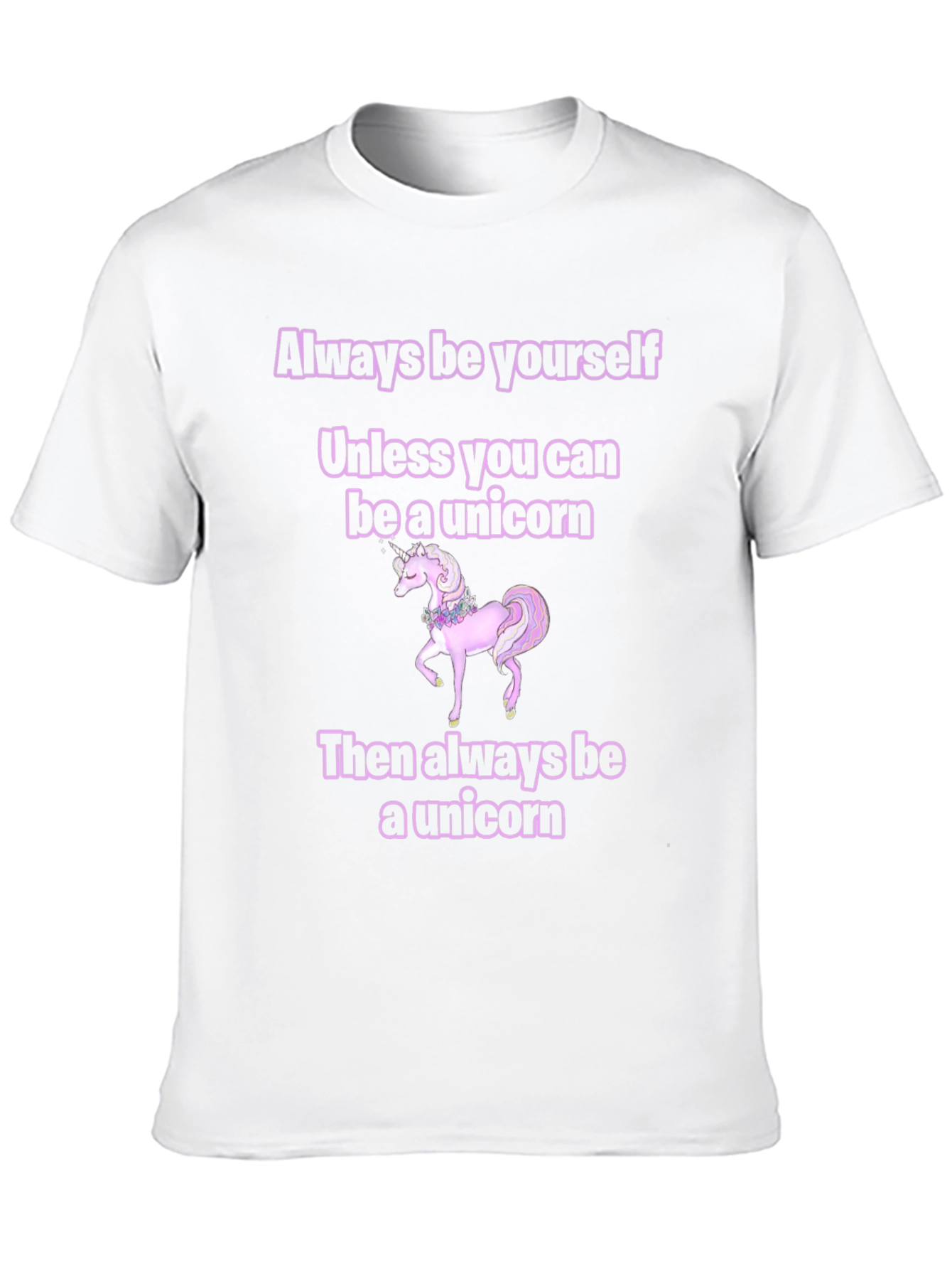 Black Unicorn T-Shirt: Always Be Yourself... view 10