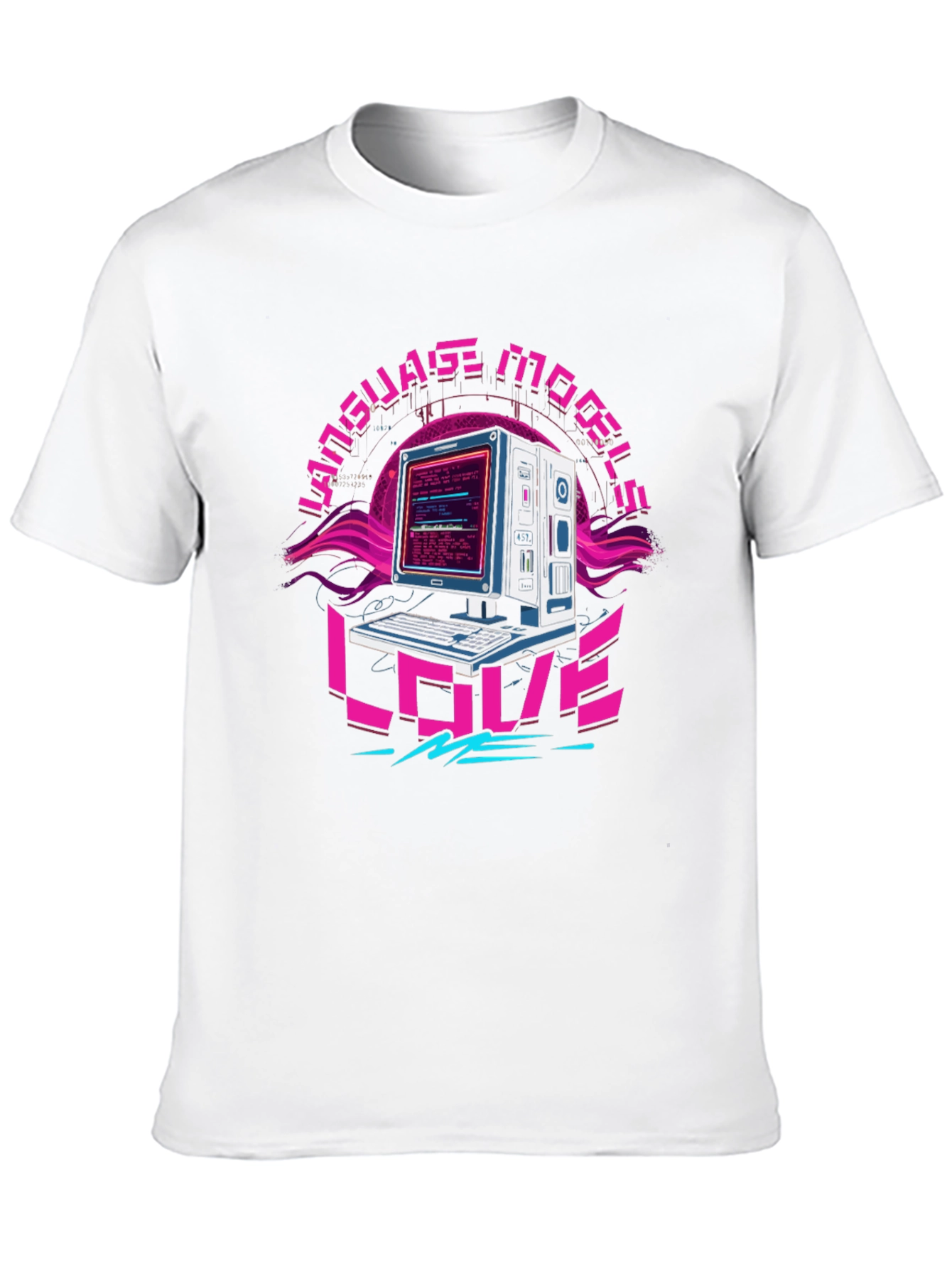 Black Language Models Love Me Retro T-Shirt view 10