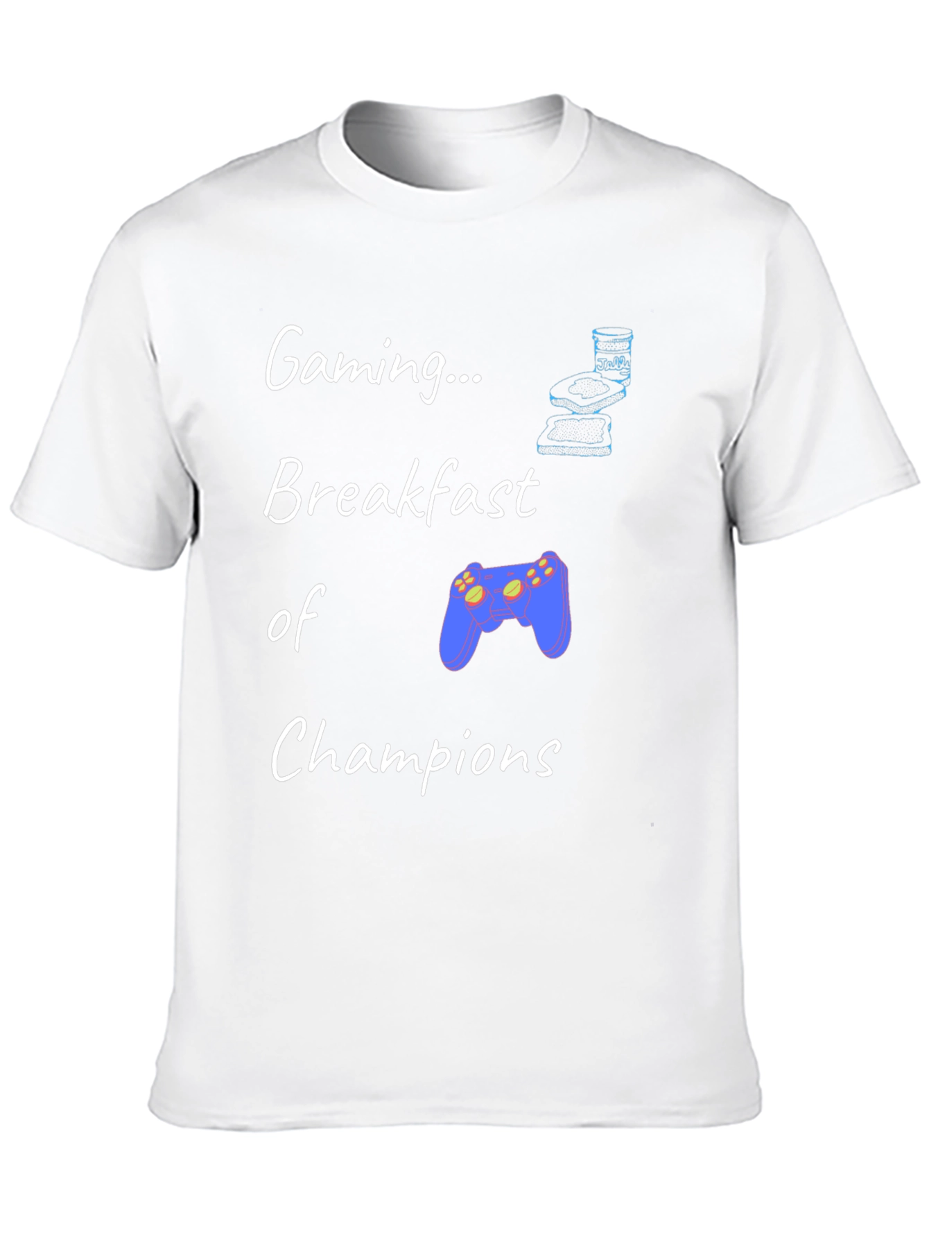 Black Gaming Breakfast Champions Tee view 10