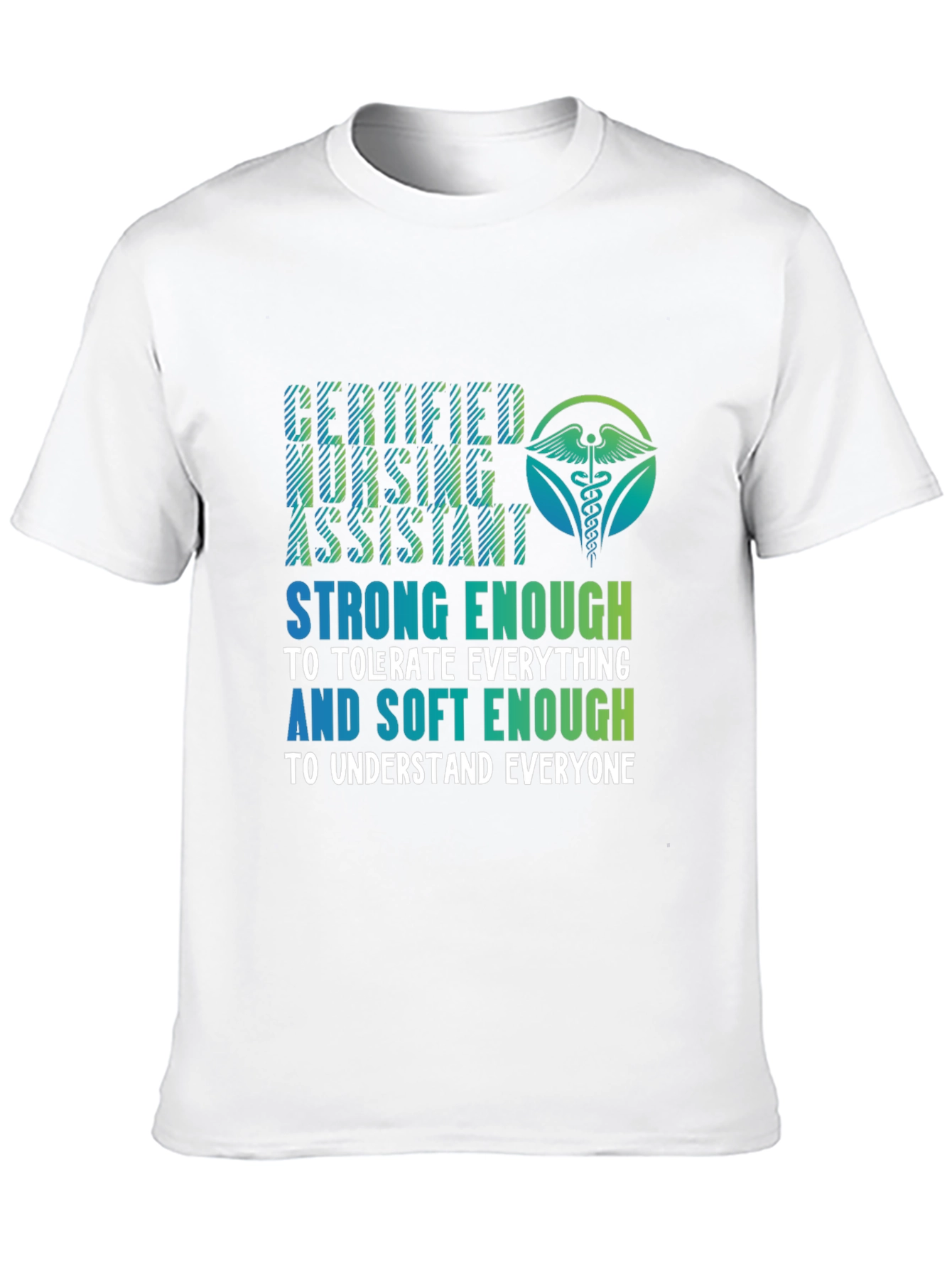 Black Certified Nursing Assistant T-Shirt view 10