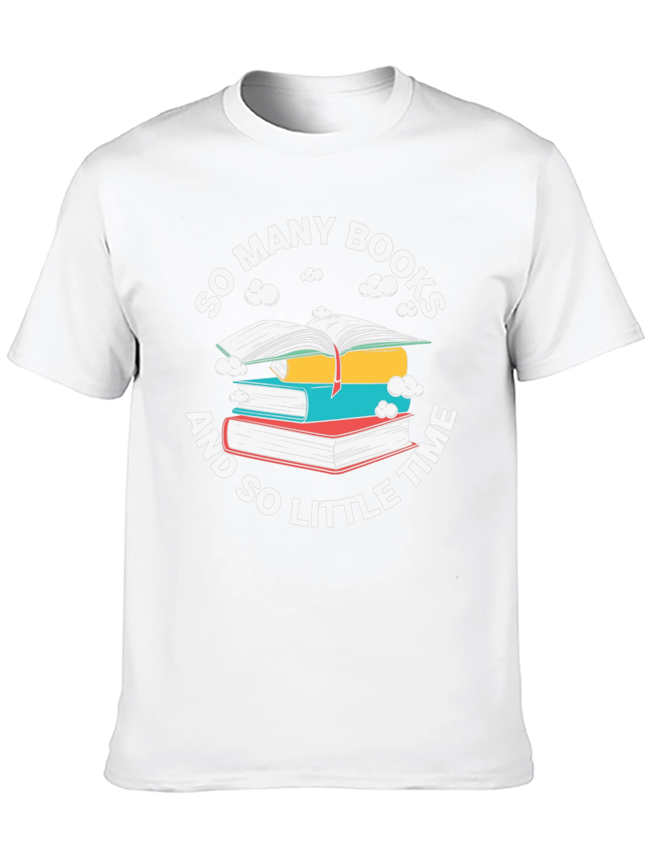 Black Book Lover T-Shirt - So Many Books, So Little Time! view 10