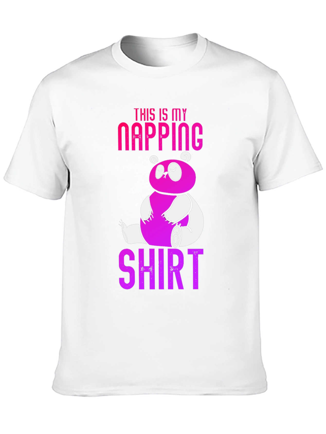 Black Napping Shirt - Funny Panda Graphic Tee view 10