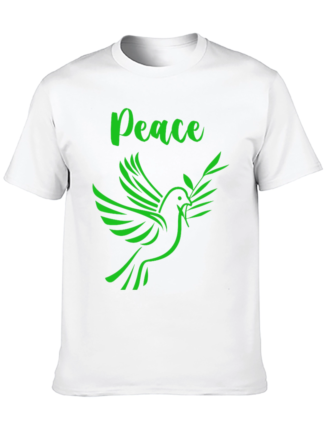 Black Peace Dove T-Shirt - Graphic Tee view 10