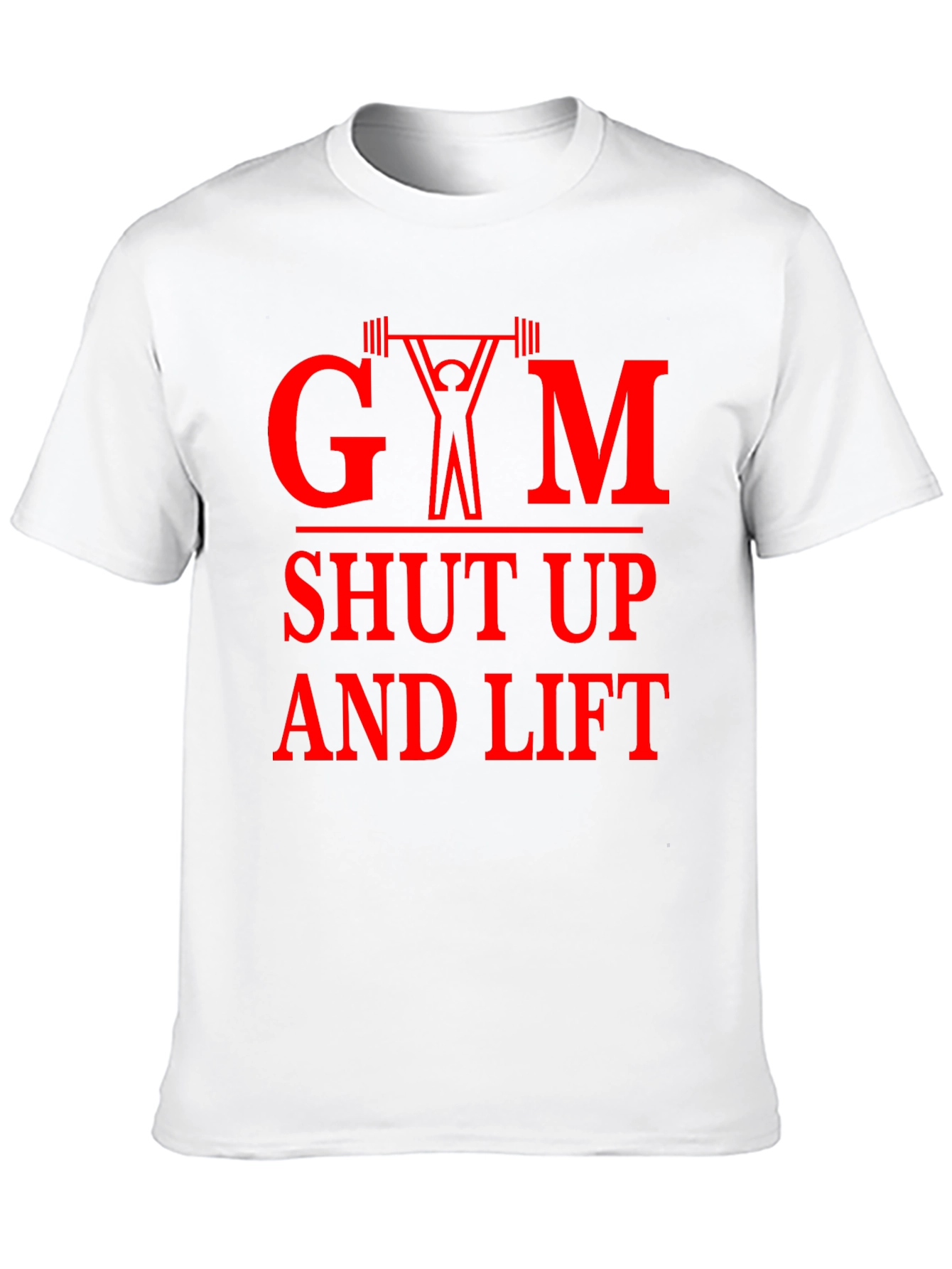 Black Gym Shut Up and Lift Graphic Tee view 10